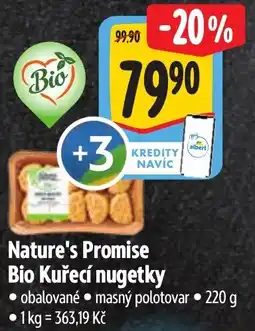 Albert Nature's Promise Bio Kuřecí nugetky nabídka