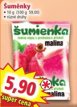 Norma Šumienka šumivý nápoj s příchutí malina nabídka