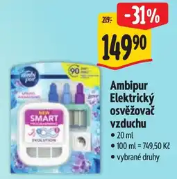 Albert Ambipur elektrický osvěžovač vzduchu nabídka
