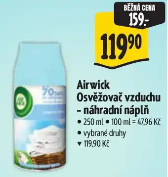 Albert Airwick osvěžovač vzduchu nabídka