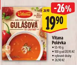 Albert Vitana Polévka nabídka