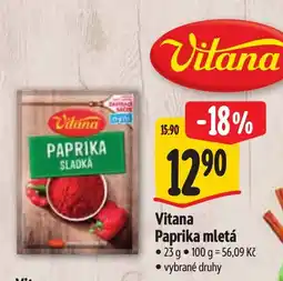 Albert Vitana Paprika mletá nabídka