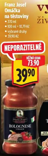 Albert Franz Josef Omáčka na těstoviny nabídka