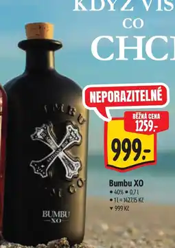 Albert Bumbu XO nabídka