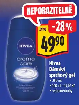 Albert Nivea dámský sprchový gel nabídka