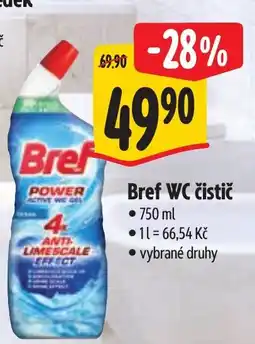 Albert Bref WC čistíc nabídka