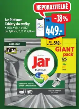 Albert Jar Platinum Tablety do myčky nabídka