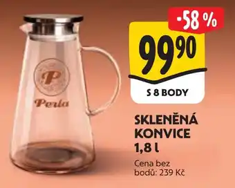 Albert Perla skleněná konvice nabídka