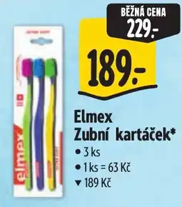 Albert Elmex zubní kartáček nabídka