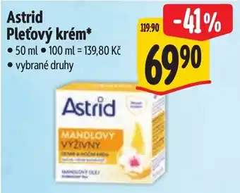 Albert Astrid pleťový krém nabídka