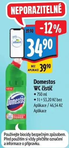 Albert Domestos WC čistič nabídka
