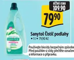 Albert Sanytol čistič podlahy nabídka