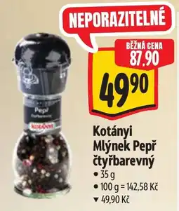 Albert Kotányi Mlýnek Pepř čtyřbarevný nabídka