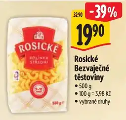 Albert Rosické Bezvaječné těstoviny nabídka