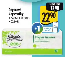 Albert Nature's Promise eco papírové kapesníky nabídka