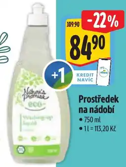 Albert Nature's Promise eco Prostředek na nádobí nabídka