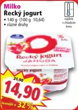 Norma Milko Řecký jogurt nabídka