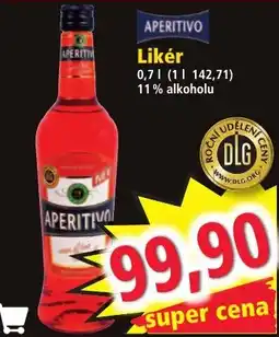 Norma Aperitivo likér nabídka