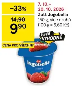 Tesco Zott Jogobella nabídka
