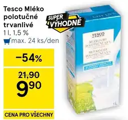 Tesco Tesco mléko polotučné trvanlivé nabídka