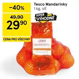 Tesco Tesco mandarinky nabídka