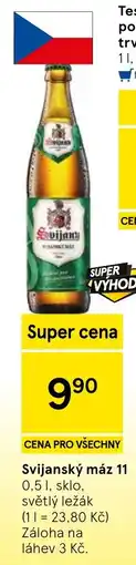 Tesco Svijany světlý ležák nabídka
