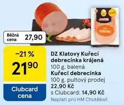 Tesco DZ Klatovy Kuřecí debrecínka krájená nabídka