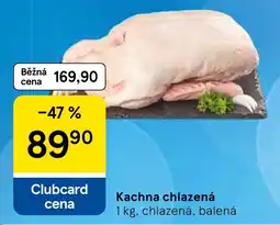 Tesco Kachna chlazená nabídka