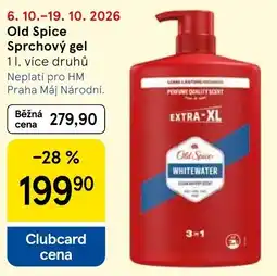 Tesco Old Spice sprchový gel nabídka
