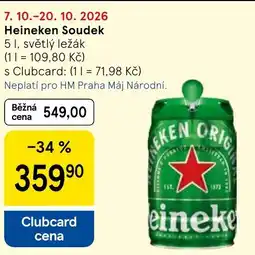 Tesco Heineken Soudek nabídka