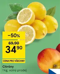 Tesco Citrony nabídka