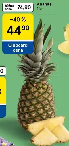 Tesco Ananas nabídka