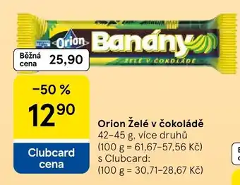 Tesco Orion želé v čokoládě nabídka