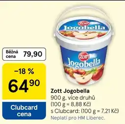 Tesco Zott Jogobella nabídka