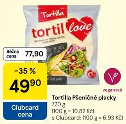 Tesco Tortilla Pšeničné placky nabídka