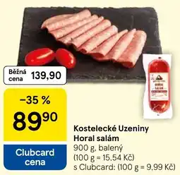 Tesco Kostelecké Uzeniny Horal salám nabídka