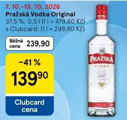 Tesco Pražská Vodka Original nabídka