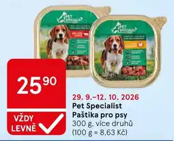 Tesco Pet Specialist Paštika pro psy nabídka