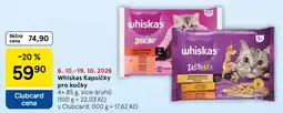 Tesco Whiskas kapsičky pro kočky nabídka