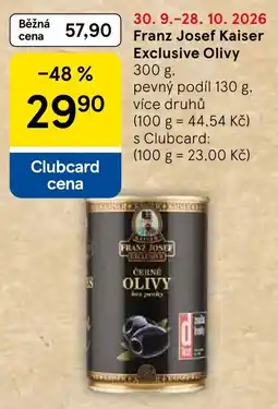 Tesco Franz Josef Kaiser Exclusive Olivy nabídka