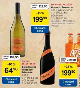 Tesco Mionetto Prosecco nabídka