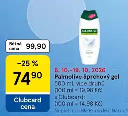 Tesco Palmolive sprchový gel nabídka