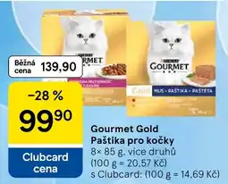 Tesco Gourmet Gold Paštika pro kočky nabídka