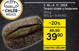 Tesco Chléb tmavý s čedarem nabídka