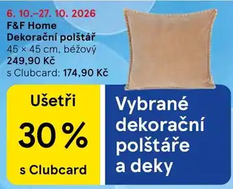 F&F Home Dekorační polštář