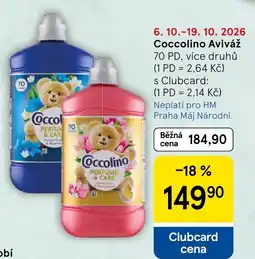 Tesco Coccolino Aviváž nabídka