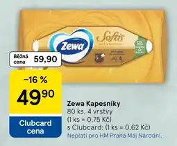 Tesco Zewa kapesníky nabídka