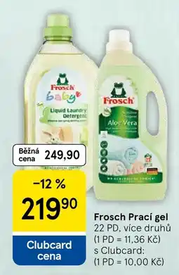 Tesco Frosch prací gel nabídka