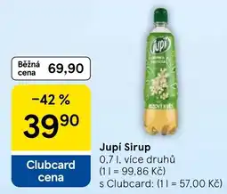 Tesco Jupí Sirup nabídka