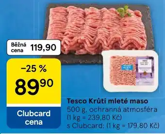 Tesco Tesco Krutí mleté maso nabídka